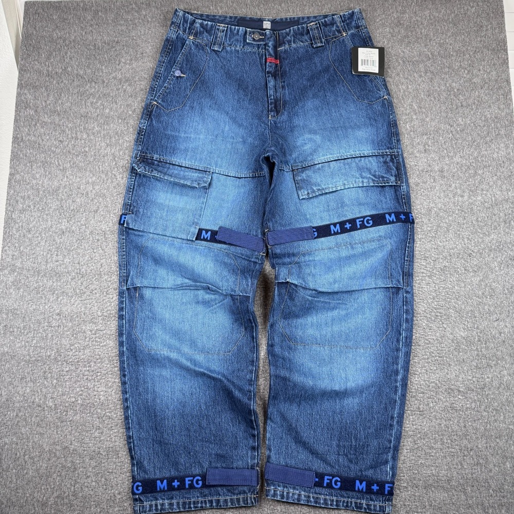 Vintage Marithe Francois Girbaud Shuttle Tape Jeans Mens 38 Baggy Wide Leg NWT